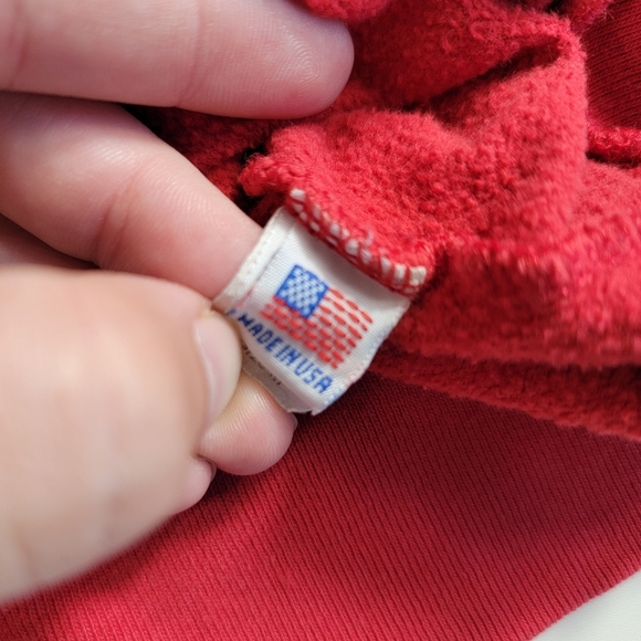 Nike SB Crewneck Sweater red Size Medium M Center Swoosh USA made soft warm - Picture 7 of 9